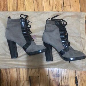 Marc Jacobs grey and black booties